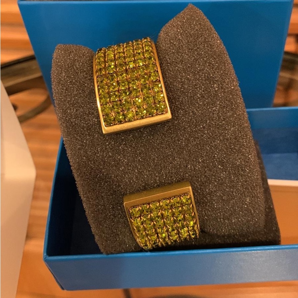 Heidi Daus Crystal Watch Cuff Limited Edition - Pistachio NWT💚 - Picture 3 of 5